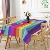 Lofaris Pride Rainbow Hands LGBT Party Rectangle Tablecloth